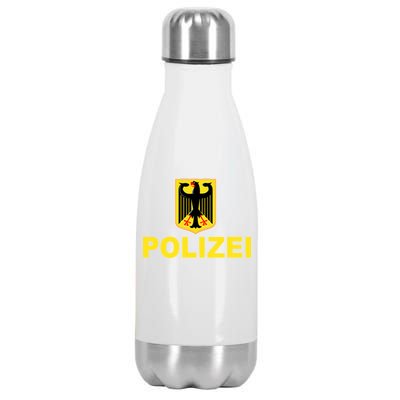 Polizei German Flag Stainless Steel Insulated Water Bottle