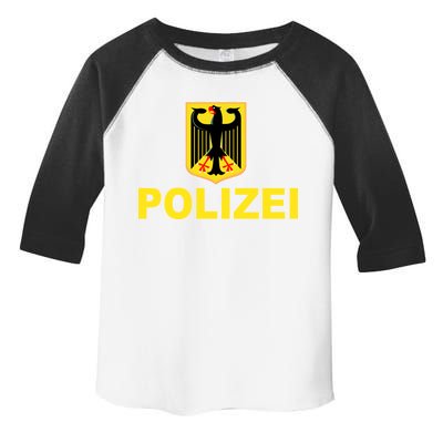 Polizei German Flag Toddler Fine Jersey T-Shirt