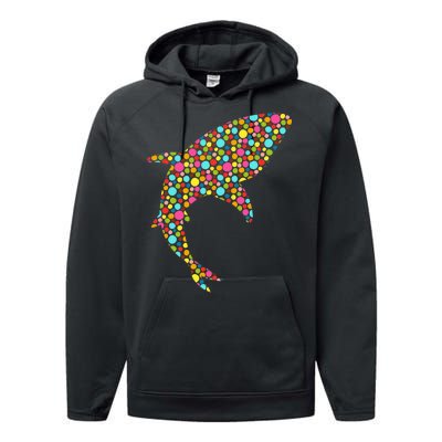 Polka Dot Shark International Dot Day Performance Fleece Hoodie