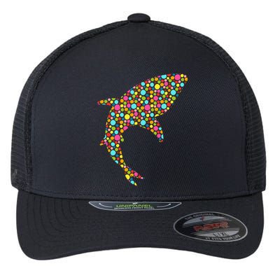 Polka Dot Shark International Dot Day Flexfit Unipanel Trucker Cap