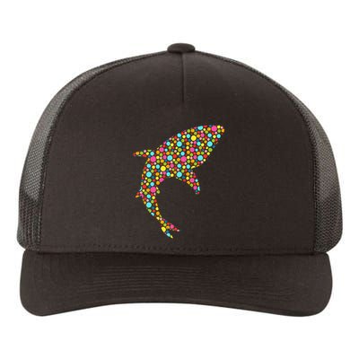 Polka Dot Shark International Dot Day Yupoong Adult 5-Panel Trucker Hat