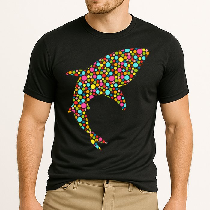 Polka Dot Shark International Dot Day Cooling Performance Crew T-Shirt