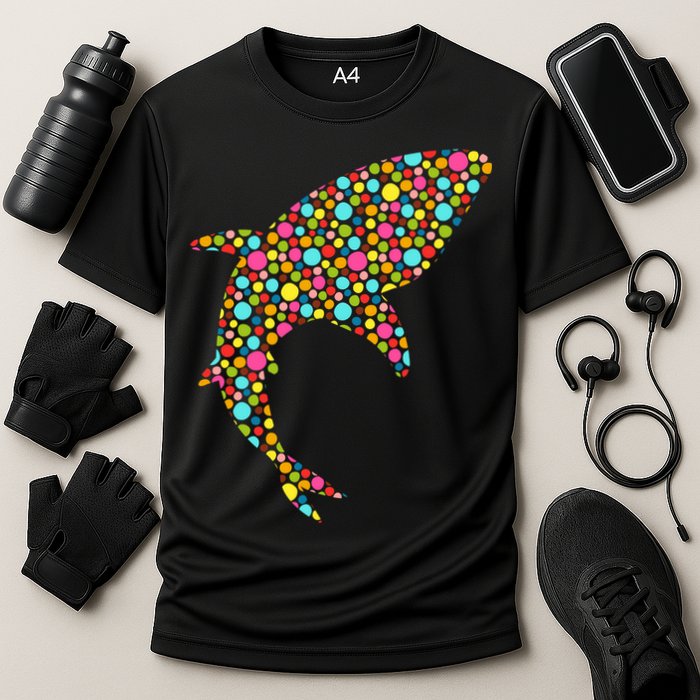 Polka Dot Shark International Dot Day Cooling Performance Crew T-Shirt