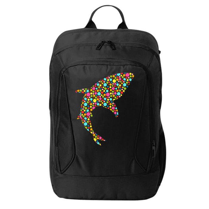 Polka Dot Shark International Dot Day City Backpack