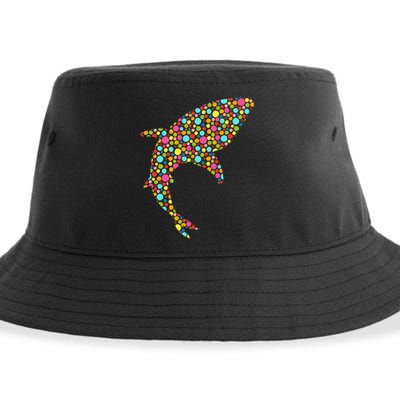 Polka Dot Shark International Dot Day Sustainable Bucket Hat