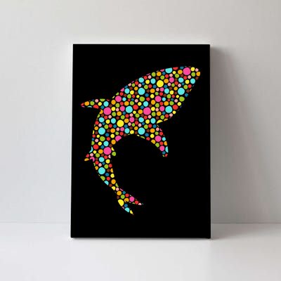 Polka Dot Shark International Dot Day Canvas