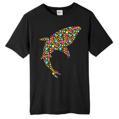 Polka Dot Shark International Dot Day Tall Fusion ChromaSoft Performance T-Shirt