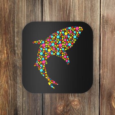 Polka Dot Shark International Dot Day Coaster