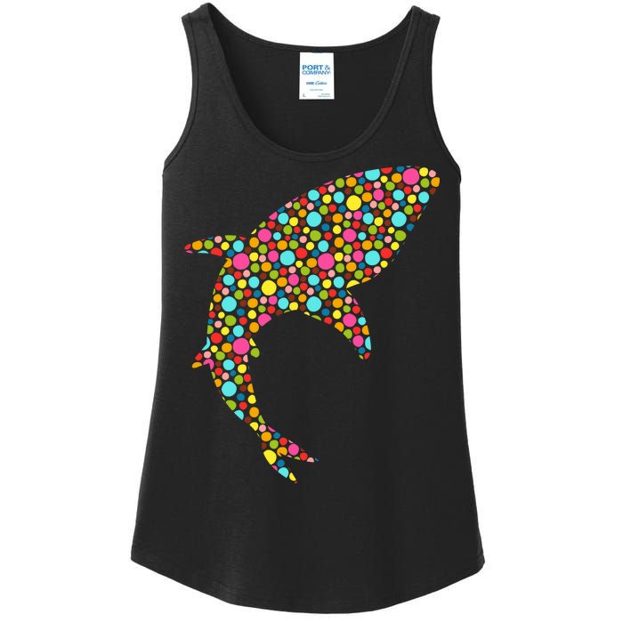 Polka Dot Shark International Dot Day Ladies Essential Tank