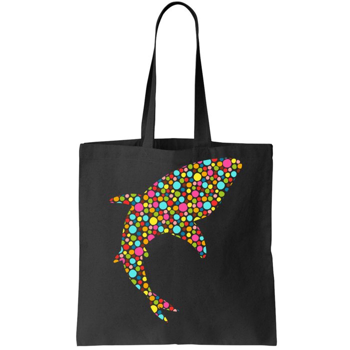 Polka Dot Shark International Dot Day Tote Bag