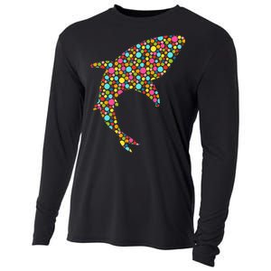 Polka Dot Shark International Dot Day Cooling Performance Long Sleeve Crew