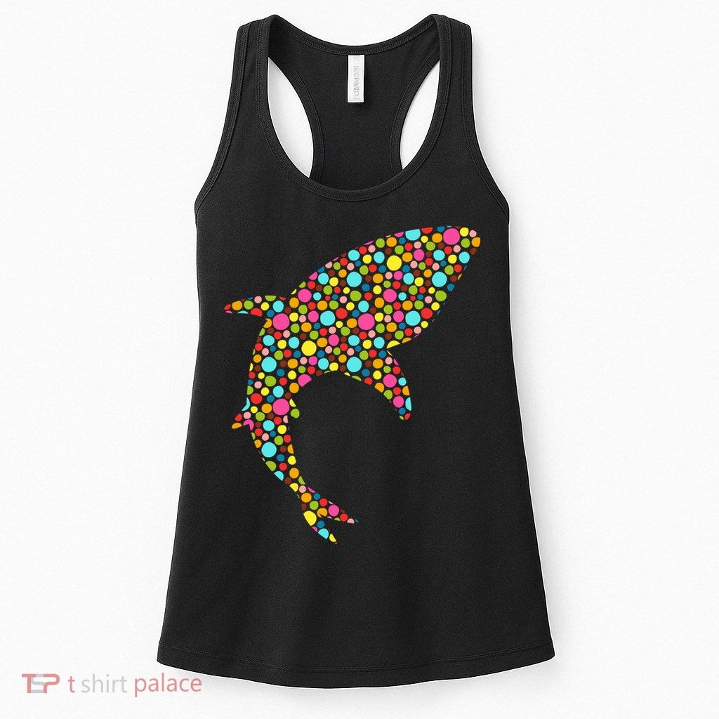 Polka Dot Shark International Dot Day Womens Tank Top