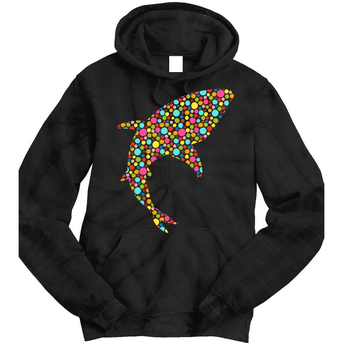 Polka Dot Shark International Dot Day Tie Dye Hoodie