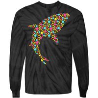 Polka Dot Shark International Dot Day Tie-Dye Long Sleeve Shirt