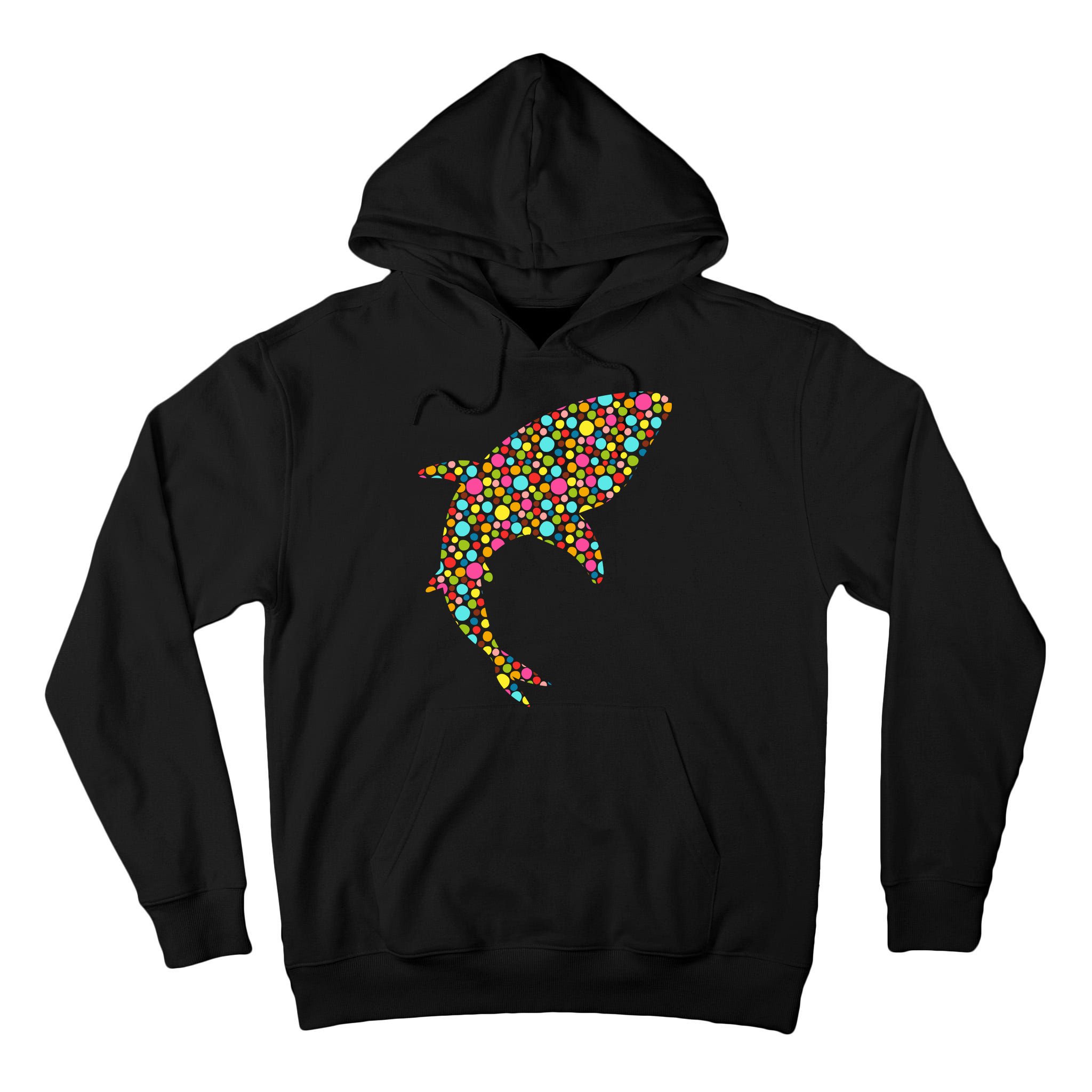 Polka Dot Shark International Dot Day Tall Hoodie