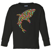 Polka Dot Shark International Dot Day Toddler Long Sleeve Shirt