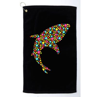 Polka Dot Shark International Dot Day Platinum Collection Golf Towel