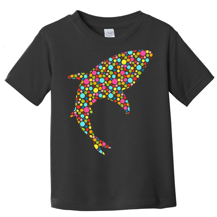 Polka Dot Shark International Dot Day Toddler T-Shirt