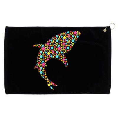 Polka Dot Shark International Dot Day Grommeted Golf Towel