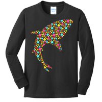 Polka Dot Shark International Dot Day Kids Long Sleeve Shirt