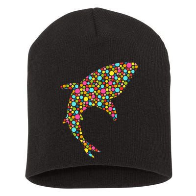 Polka Dot Shark International Dot Day Short Acrylic Beanie