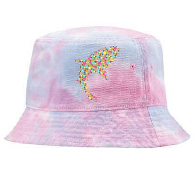 Polka Dot Shark International Dot Day Tie-Dyed Bucket Hat