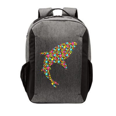 Polka Dot Shark International Dot Day Vector Backpack