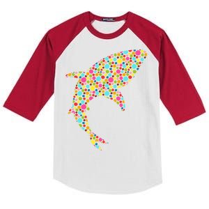 Polka Dot Shark International Dot Day Kids Colorblock Raglan Jersey