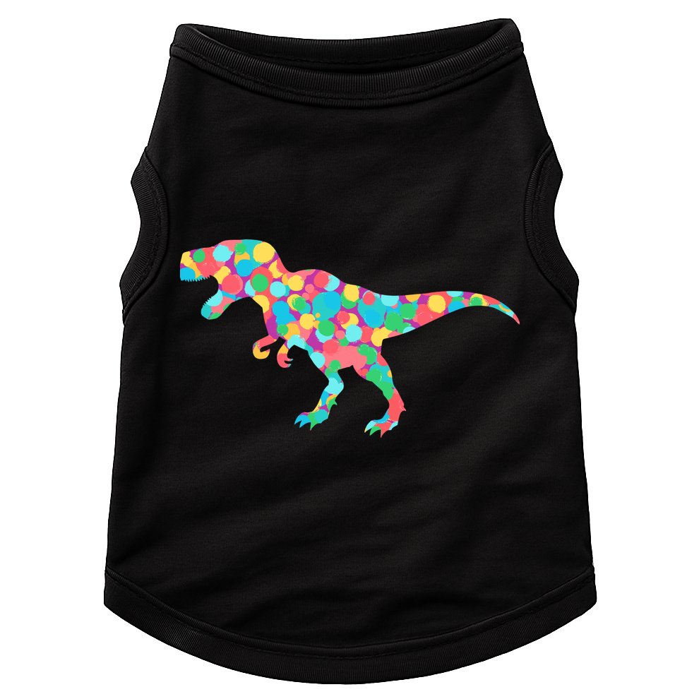 Polka Dot T-Rex International Dot Day Doggie Tank