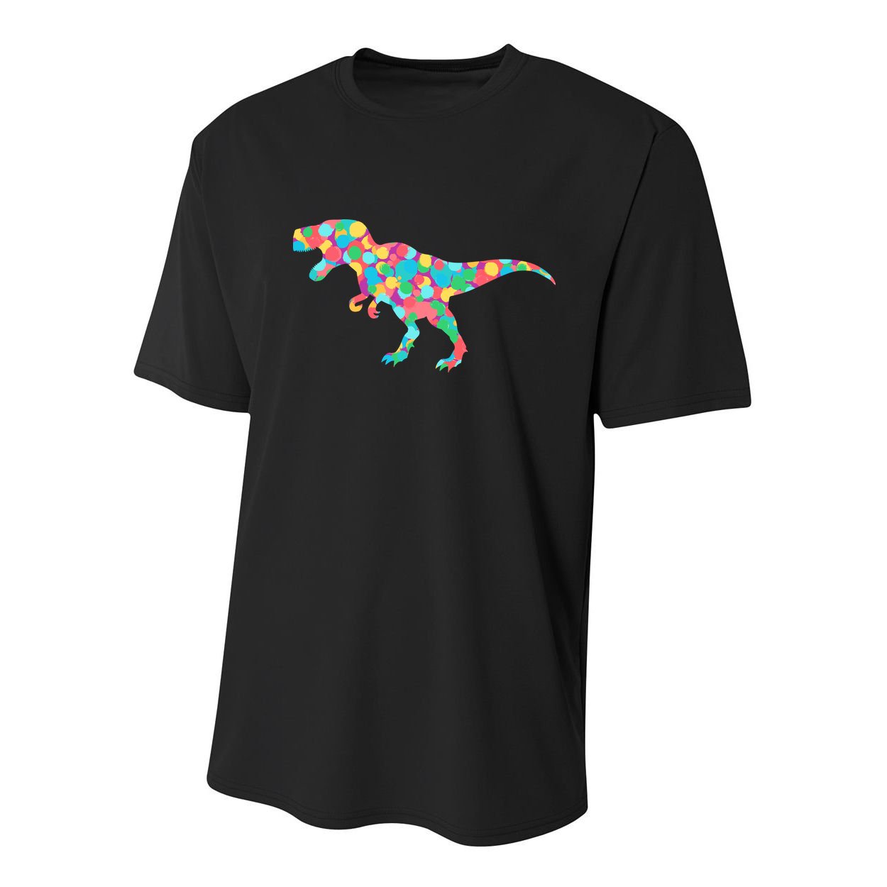 Polka Dot T-Rex International Dot Day Youth Performance Sprint T-Shirt
