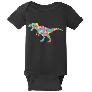 Polka Dot T-Rex International Dot Day Baby Bodysuit