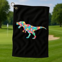 Polka Dot T-Rex International Dot Day Golf Towel