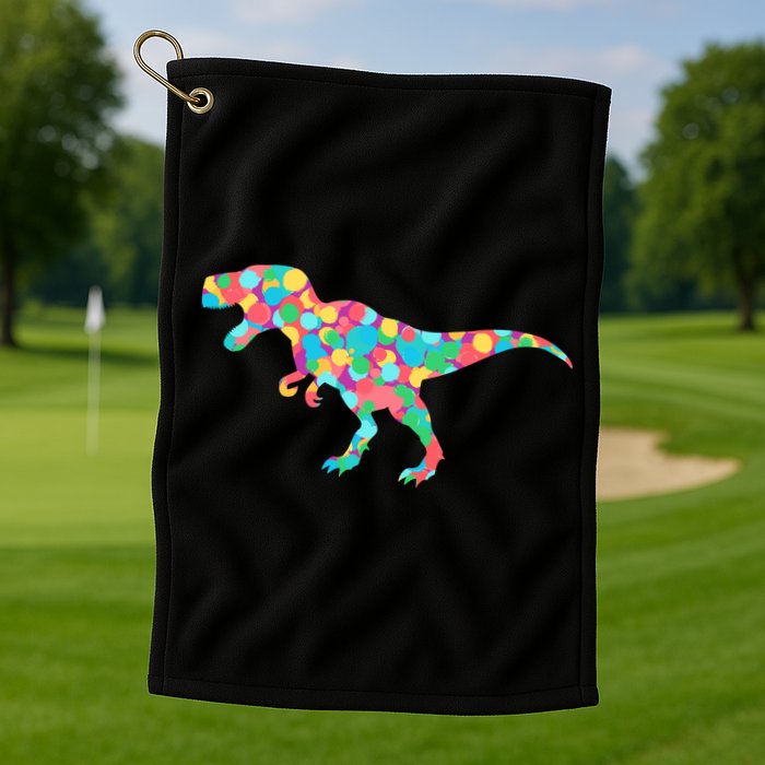 Polka Dot T-Rex International Dot Day Golf Towel
