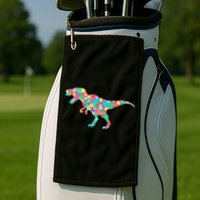 Polka Dot T-Rex International Dot Day Golf Towel