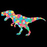 Polka Dot T-Rex International Dot Day Short Acrylic Beanie
