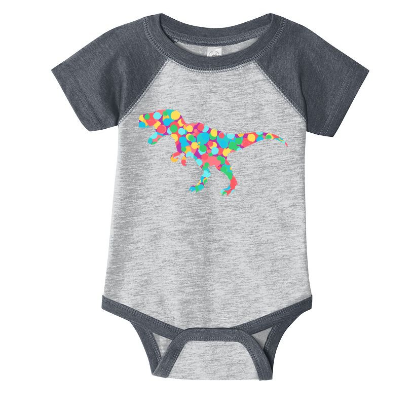 Polka Dot T-Rex International Dot Day Infant Baby Jersey Bodysuit