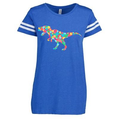 Polka Dot T-Rex International Dot Day Enza Ladies Jersey Football T-Shirt