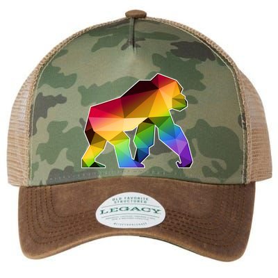 Polygon Crystal Gorilla  Legacy Tie Dye Trucker Hat