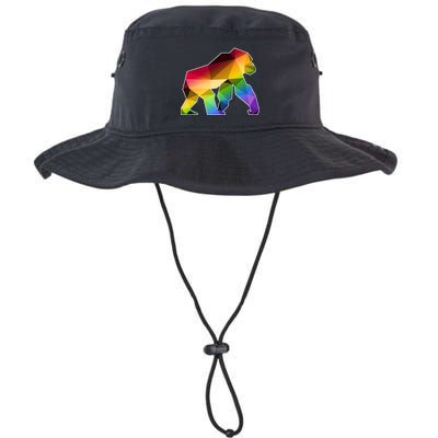 Polygon Crystal Gorilla  Bucket Hat