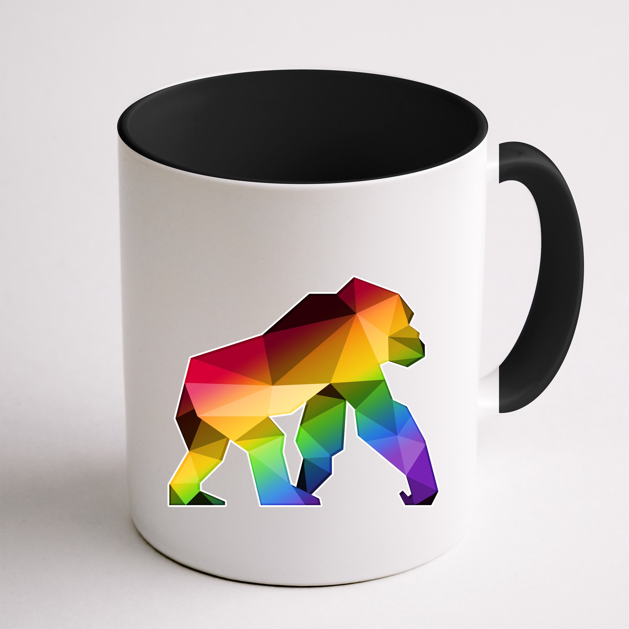 Polygon Crystal Gorilla  Mug