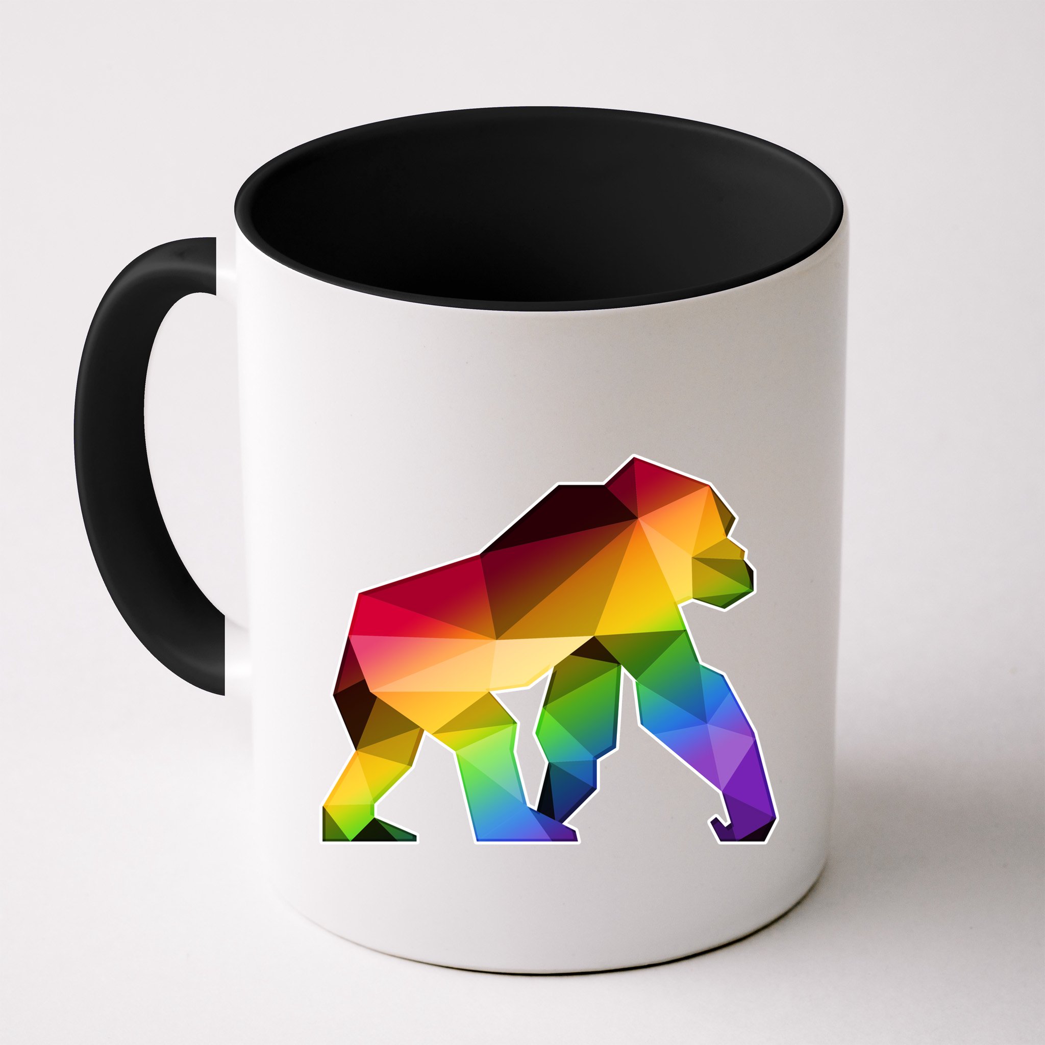 Polygon Crystal Gorilla  Mug