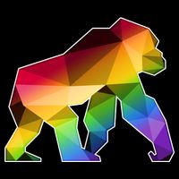 Polygon Crystal Gorilla  Mug