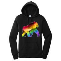 Polygon Crystal Gorilla  Women's Pullover Hoodie