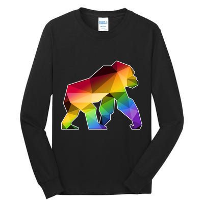 Polygon Crystal Gorilla  Tall Long Sleeve T-Shirt
