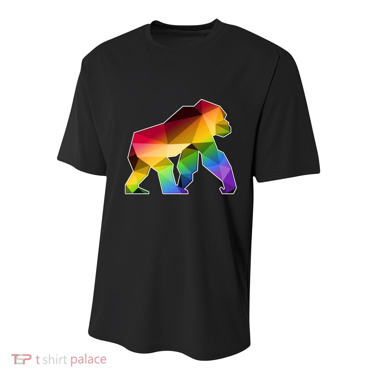 Polygon Crystal Gorilla  Youth Performance Sprint T-Shirt