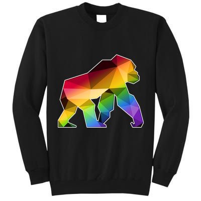 Polygon Crystal Gorilla  Tall Sweatshirt