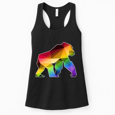 Polygon Crystal Gorilla  Womens Tank Top