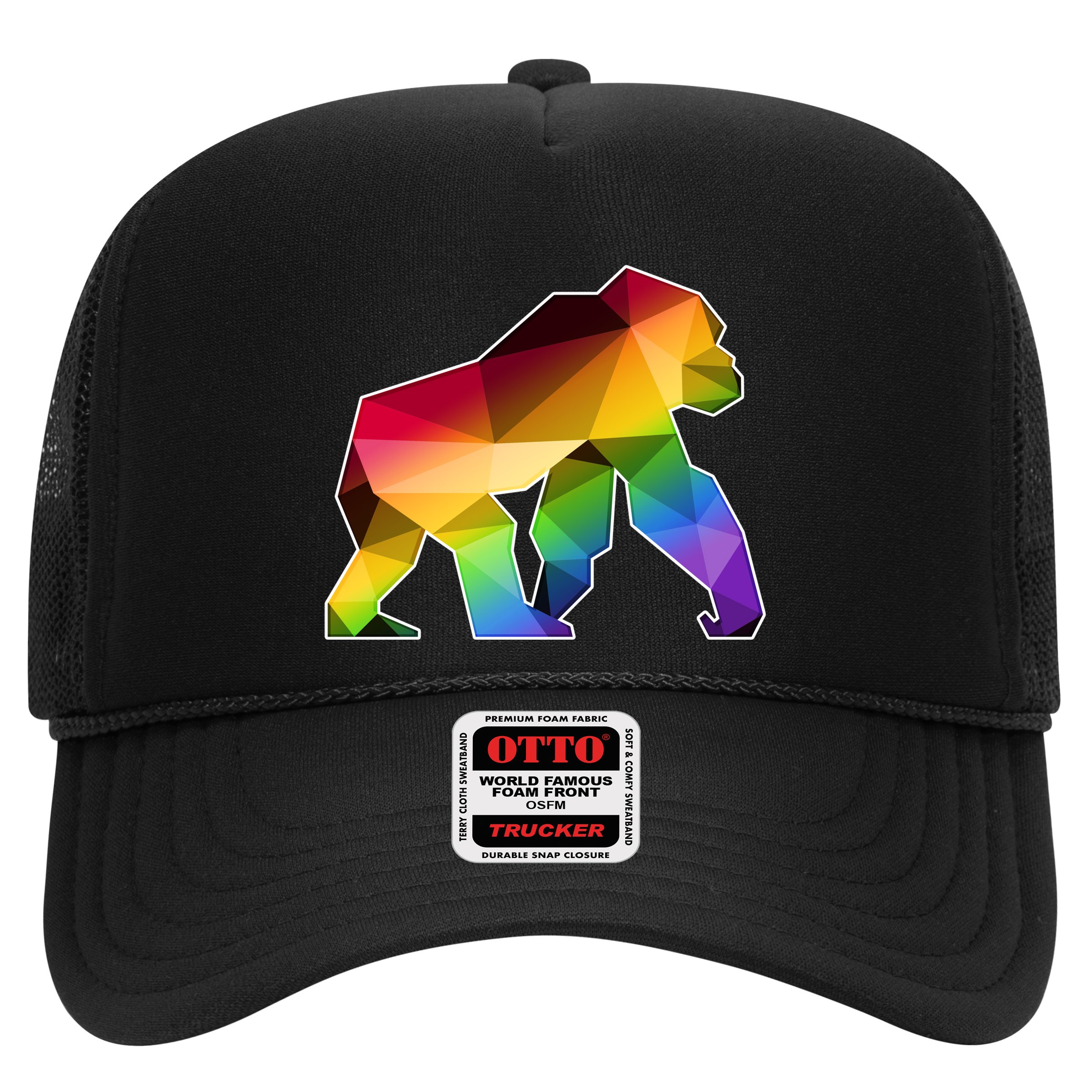 Polygon Crystal Gorilla  Hat