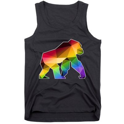 Polygon Crystal Gorilla  Tank Top