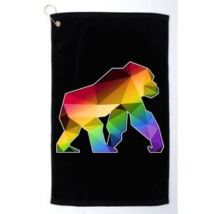 Polygon Crystal Gorilla  Platinum Collection Golf Towel